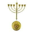 thumbnail image 4 of Classic Gold Detachable Metal Candle Holder Candle Stand Candlestick Menorah 7-BRANCH, 4 of 8