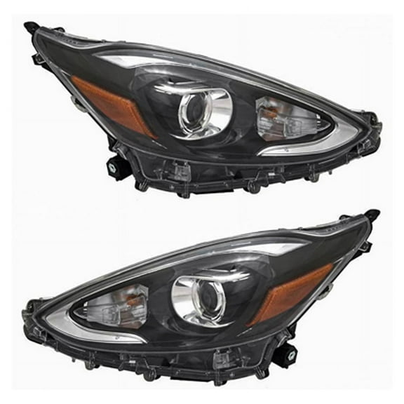 New Headlight Pair Fits Toyota Prius C Three Hatchback 18 8110552M30 8110652M30