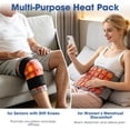thumbnail image 4 of Knee Ice Pack Wrap, Reusable Hot Cold Therapy Wrap for Knee Elbow Calf, Self-Absorbing Water Resin Gel Pack for Swelling & Stiffness Relief, Freeze & Microwave Safe, (Gray, 1Pc), 4 of 12
