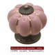 thumbnail image 3 of Pomo de puerta de calabaza de cerámica, cajón, armario, muebles, tirador (rosa), 3 of 3