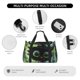 thumbnail image 4 of Fotbe Cute Big-Eyed Black Cat Bolsa de Viaje con Estampado, Bolsa de Fin de Semana para Mujer con Compartimento para Zapatos, Bolsa de Gimnasio con Bolsillo Húmedo, 4 of 7