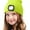 Fluorescent yellow, variant on Sinhoon Beanie Hat with Light for Kids,Unisex USB Rechargeable Hands Free 4 LED Headlamp Cap Winter Knitted Night Lighted Hat Flashlight, Gifts for kids Boys Girls (Black)