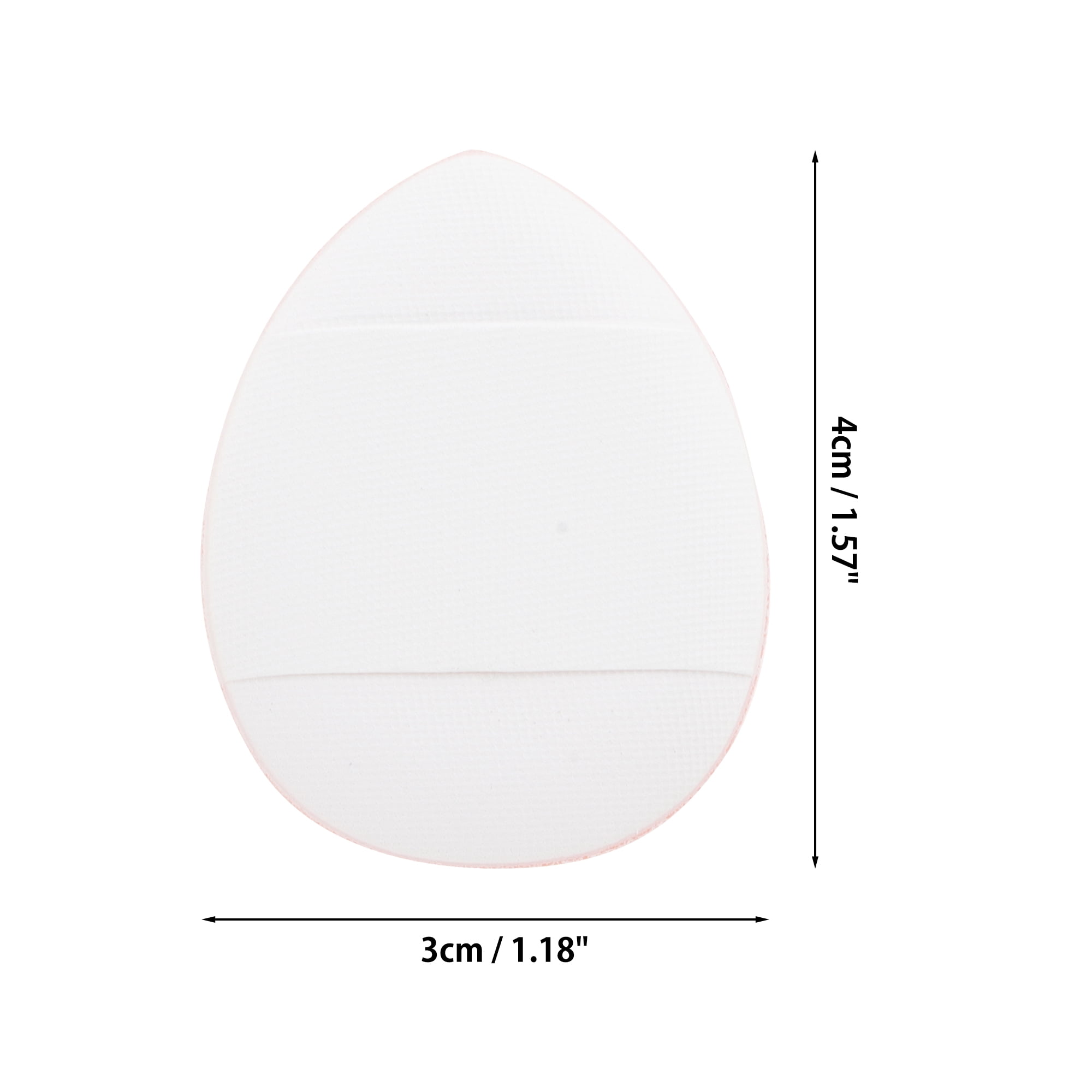 Unique Bargains 5Pcs Portable Mini Face Makeup Sponge for Bedrooms Travel Use White