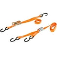 thumbnail image 5 of 1in x 72in Orange Ratchet and Cam Buckle Tie-Down Straps (2-Ratchet, 2-Cam), 5 of 5