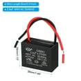 thumbnail image 2 of CBB61 Ceiling Fan Capacitor, 10Pcs 2.5uF 450V AC 50/60HZ with 2 Wires 38x30x29mm, 2 of 6