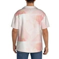 thumbnail image 3 of Fotbe Pink Marble Camisa Estampada de Manga Corta para Hombre, Casual de Verano, Estilo Playero, Sin Arrugas-Small, 3 of 5