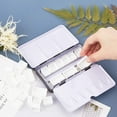 thumbnail image 4 of Empty Watercolor Tins Box with 12pcs Half Pans 8pcs Full Pans Watercolor Paint Palette Watercolor Tin Box with Lid Empty Watercolor Pans, 4 of 7