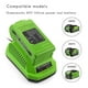 thumbnail image 5 of 40v Lithium Battery Charger For Greenworks 29482 G-max 40v Li-ion Battery 29472 29482 29652 G40825, 5 of 5