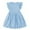 Blue 2, variant on Girls Solid Colours Dress Patchwork Tutu Casual Dresses for 6M-6T Baby Kids Cotton Sleeveless Sundress Party Gown