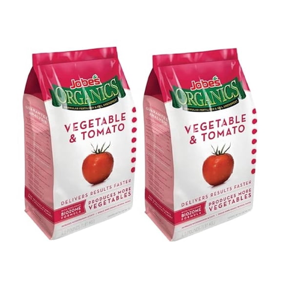 Jobe's organics vegetable & tomato fertilizer (Pack of 2)