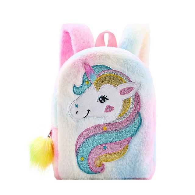 Mochila de unicornio para niñas, mochila de unicornio para niños, mochila escolar de unicornio para niñas, mochila escolar primaria 4 en 1 para niñas, mochila escolar de unicornio para guardería para