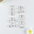 thumbnail image 4 of 4 Pieces Biscuit Shape Die Mold 4 Pieces Xmas Pattern Cake Candy Slicer Christmas Festival DIY Crafts Pressing Bar Wedding Kitchen Decorating Tools, 4 of 9