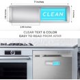 thumbnail image 3 of Clean Dirty Dishwasher Magnet - Non-Scratch Silver Signage Indicator for Kitchen Dishes with Clear, Bold & Colored Text - (Silver), 3 of 6
