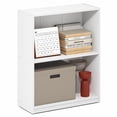 thumbnail image 2 of Furinno GRUEN 2-Tier Small Bookcase with Open Shelf 8.3 x 21.8 x 27 White, 2 of 5