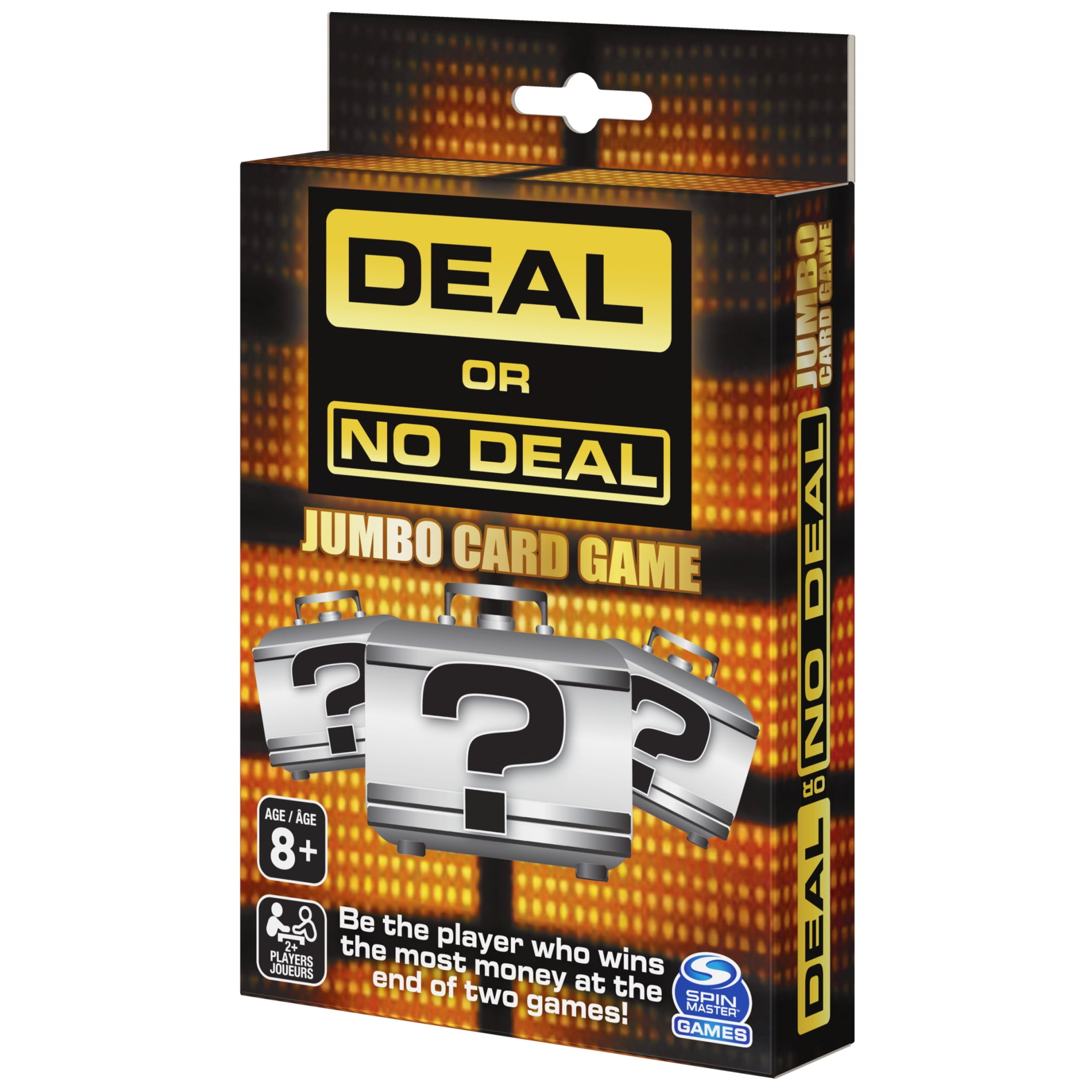 Deal or No Deal Game Show, Jumbo Card Game, For Families and Kids Ages 8 and up