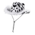thumbnail image 4 of Cow Cowboy Hat Cowgirl Hat Cowboy Hat Women Accessories Wide brim Hats for Party, 4 of 8