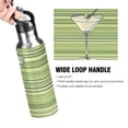 thumbnail image 4 of Yayeee 33oz Insulated Water Bottle Double Wall Stainless Steel with Flip Straw Lid, Green Martini Glass, 4 of 7