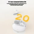 thumbnail image 6 of In-Ear Bluetooth 5.3 Gaming Earbuds with Dual-Side Noise Reduction and Low Latency, Sweatproof Secure Fit 20-Hour Battery for Sports FPS Games Workout Use, 6 of 9