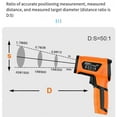 thumbnail image 2 of IR05A Digital Infrared Thermometer Color Screen High Temperature Meter Non-Contact Pyrometer Outdoor Thermometer, 2 of 5