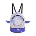 thumbnail image 1 of Bolsa de natación con separación en seco y húmedo para niños, bolsa de almacenamiento impermeable para niños y niñas, bolsa de natación portátil con bonito hombro de dibujos animados, 1 of 5