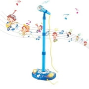 KIDPLAY PRODUCTS Super Star Kids MP3 Singing Microphone with Built in Amplifier Karaoke Machine, Ages 3+
