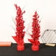 thumbnail image 3 of Ramas de tallos de bayas rojas artificiales, arreglos florales, flores de acebo rojo falsas, S, 3 of 9