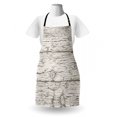 thumbnail image 3 of Rustic Apron, Oak Tree Surface Pattern Woods Theme Horizontal Board Plank Nature Design, Unisex Kitchen Bib with Adjustable Neck for Cooking Gardening, Adult Size, Coconut Dust, by Ambesonne, 3 of 4