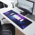 thumbnail image 2 of Game like a Pro with Large, Dazzling Galaxy Mouse Pad; Non-Slip Rubber Base for Stable Control, Stitched Edges. Perfect as a Keyboard Mat & Desk Pad - 31.5x11.8inch., 2 of 7