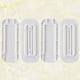 thumbnail image 4 of 4 unids/set montaje en pared autoadhesivo hebilla de tira de alimentación sin punzón fijador de enchufe para adaptador de salida (blanco) kaili Sencillez, 4 of 4