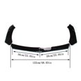 thumbnail image 4 of Divisor de Labios del Parachoques Delantero shamjiam Universal Parachoques Delantero Labio Divisor Spoiler Difusor Negro Brillante, 4 of 8