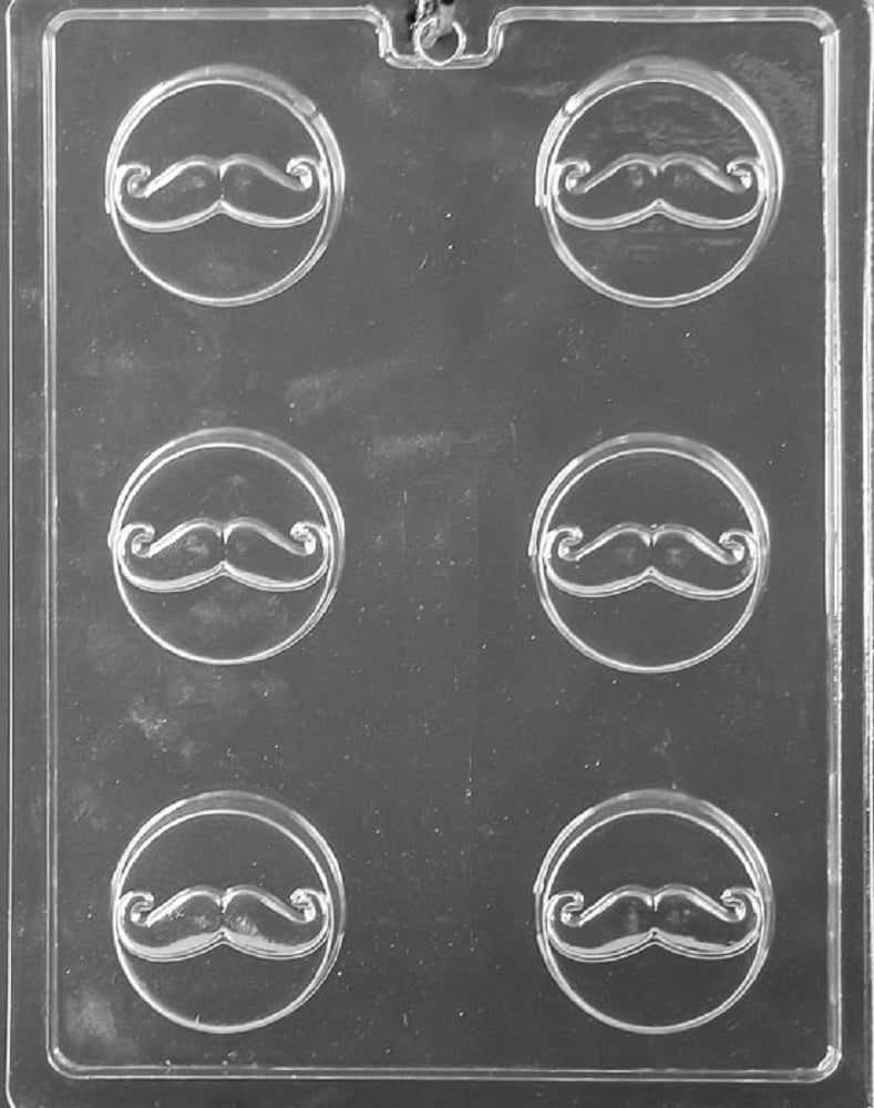 Grandmama's Goodies D116 Mustache Oreo Cookie Chocolate Candy Soap Mold