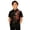 Black, variant on Boys Novelty Print Short Sleeve Button Down Hawaiian Shirt