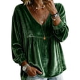 thumbnail image 4 of Vinsonshop Women's Travel Rain Jacket Waterproof Lightweight Packable Windbreaker Hooded Breathable Outdoor Casual Athletic Outerwear Dark Green L, 4 of 5