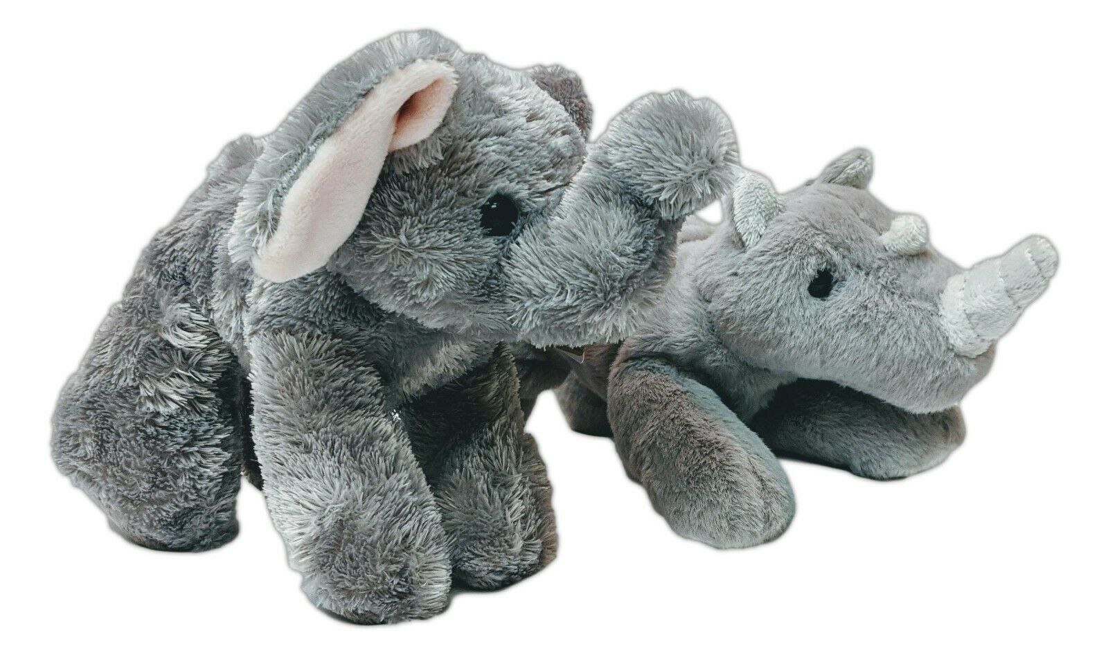 Aurora World Mini Flopsies 12760 - Peluche Ellie Elefante, 20,5 Cm - Morbido Con Corpo In Bean Bag - Adatto Dalla Nascita