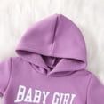 thumbnail image 5 of Godderr 3-24M Newborn Baby Clothes Sweatshirts Outfits for Boy Girls Lettering Prints Tracksuit Set Pullover Sweatshirt Sweatsuit Pants Set Fall Winter Set 2PCS, 5 of 8