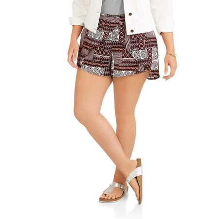 Junior Plus Wrap Front Short