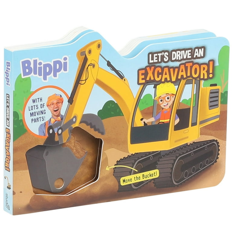 Blippi: Let's Drive an Excavator!: With Lots of Moving Parts