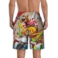 thumbnail image 4 of Scooby-Doo Mens Swim Trunks Quick Dry Board Shorts with Mesh Lining, Hawaii Beach Shorts Swimwear Bathing Suits, 4 of 8