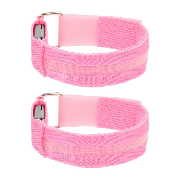 Miangastore 2 Pcs Bracelets de Course à LED Bracelets Lumineux Bandes de Sécurité Sport de Nuit Bracelets de Charge