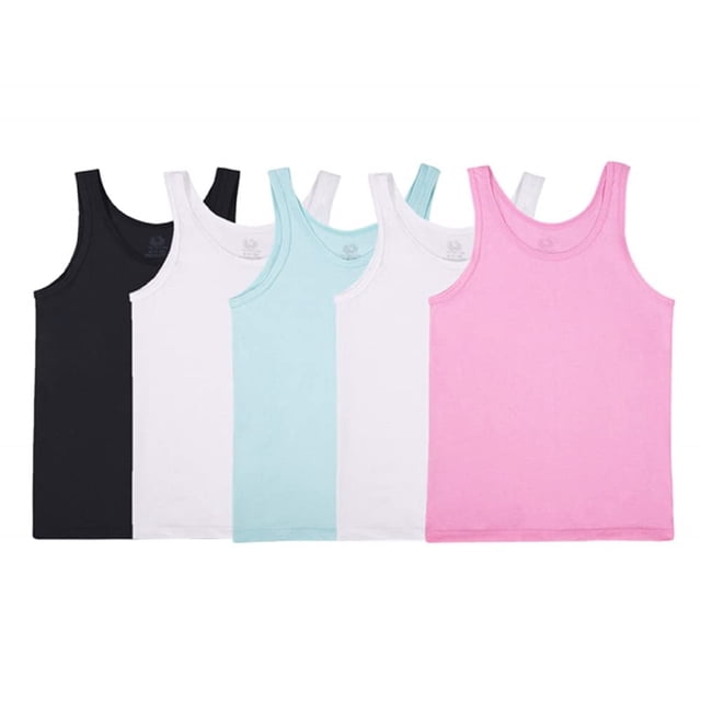 Camisetas interiores Fruit of the Loom para niña, 5 unidades surtidas - M