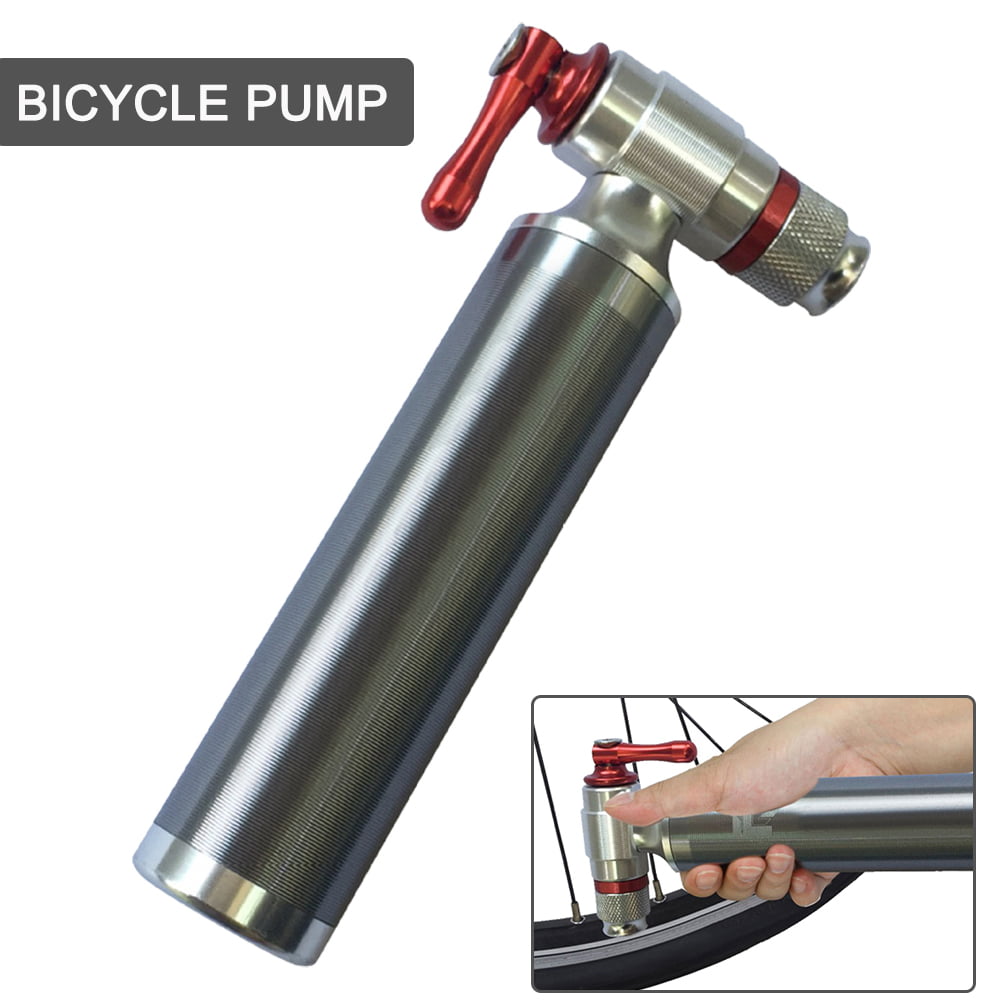 Mini Bicycle Tire Hand Inflator Bike Air Pump Schrader Presta Valve Pressure 