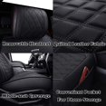 thumbnail image 5 of Fundas de Asiento Aierxuan AX YGPK QP BLACK para Ford F150 F250 F350 F450 Crew Cab Cuero Sintetico Impermeable, 5 of 5
