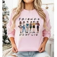 thumbnail image 2 of Retro 90s Friends Don't Lie Sweatshirt, Movie 2025 Sweatshirt - Sizes S-5XL ,MinimalTee, 2 of 6