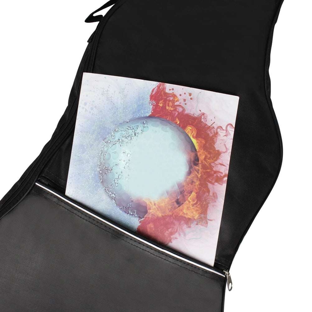 COMPUKAS 1Pcs Black Electric Bass Case for Travel and Home Use by Music Lovers Waterproof and Durable