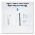 thumbnail image 6 of Heavy-Duty View Binder With Durahinge And One Touch Ezd Rings, 3 Rings, 2" Capacity, 11 X 8.5, White | Bundle of 10 Each, 6 of 6