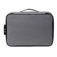 thumbnail image 2 of Card Holder Case, Large Capacity Portable  Document Storage Bag Multifunctional with Lock for Cash, 2 of 7