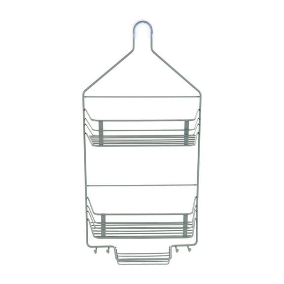Bath Bliss 2 Tier Shower Caddy in Grey - 10.63 x 4.69 x 22.05