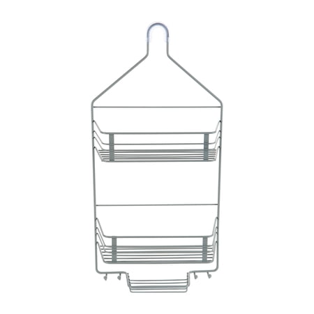 Bath Bliss 2 Tier Shower Caddy in Grey - 10.63 x 4.69 x 22.05