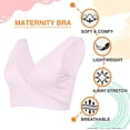 thumbnail image 4 of Lamaze Maternity & Nursing Cotton Spandex Comfort Sleep Bra, Sizes S-2X, 4 of 6