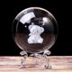 thumbnail image 3 of Adornos Bola de cristal de Navidad Bola de grabado de Papá Noel Decoración de mesa de Navidad Bola de cristal Adornos navideños transparentes, 3 of 5
